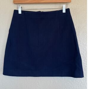 COS Women's Navy A Line Skirt Small Classic Minimalist Neutral Capsule Wardrobe